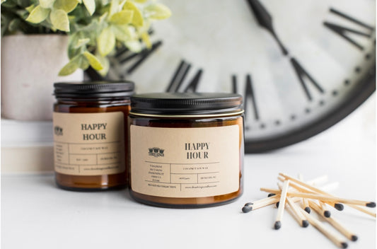 Happy Hour Candle- Citrus & Mandarin Scent