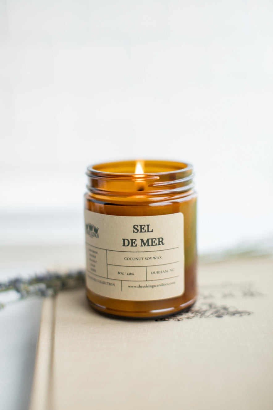 Sel de Mer Candle- Sea Salt & Cardamom Scent