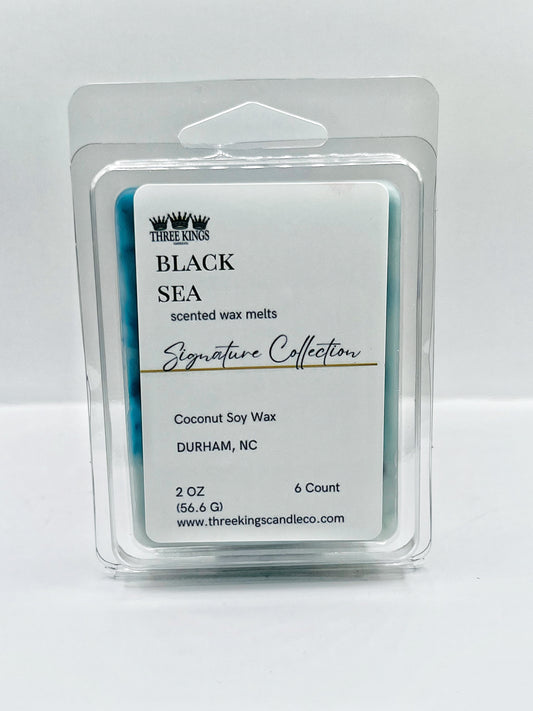 Black Sea Clamshell Wax Melts- Sea Salt & Citrus Scent