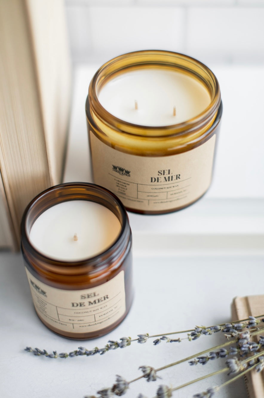 Sel de Mer Candle- Sea Salt & Cardamom Scent