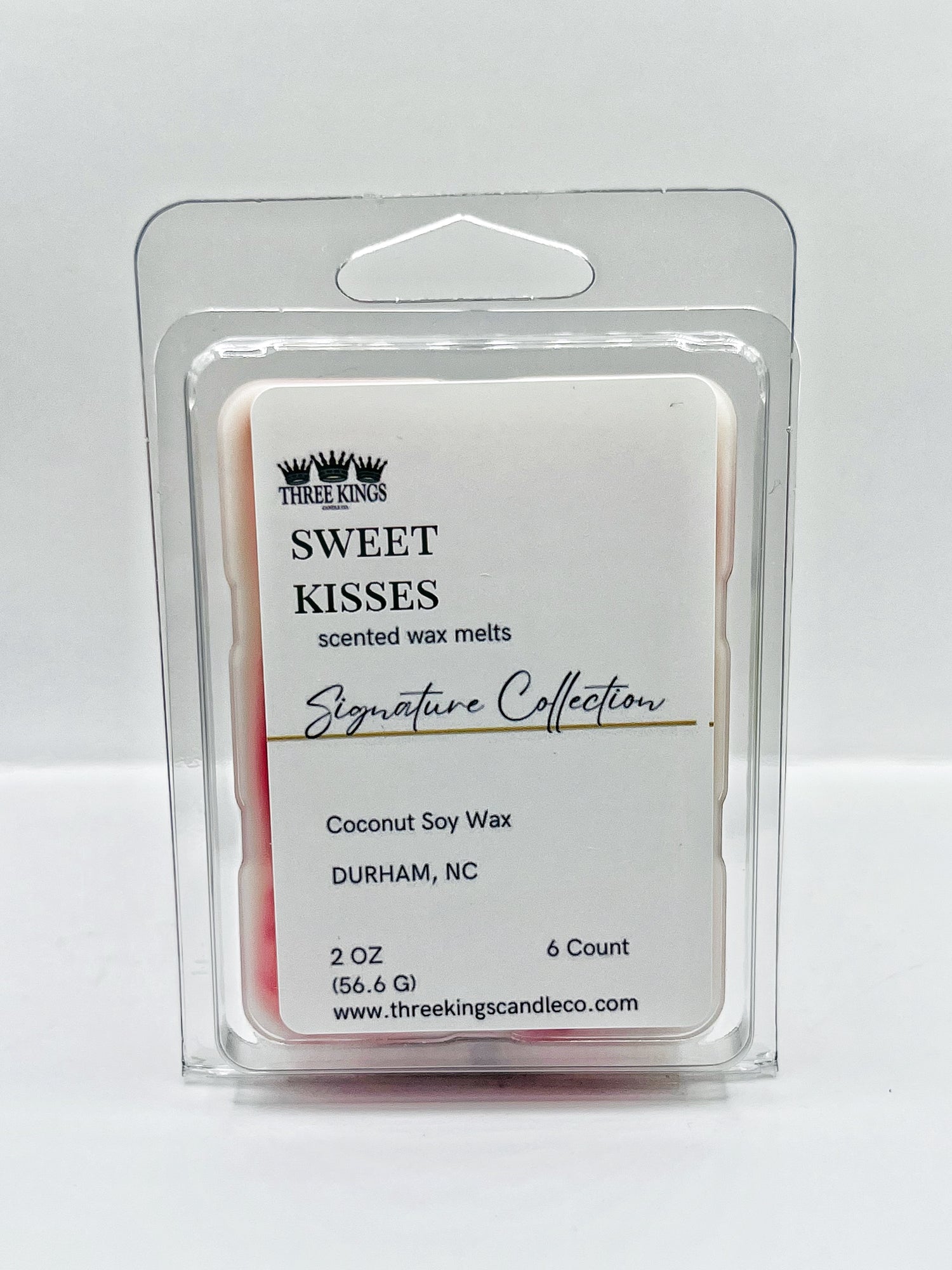 Sweet Kisses Wax Melts- Vanilla & Rose Scent – Three Kings Candle Co.